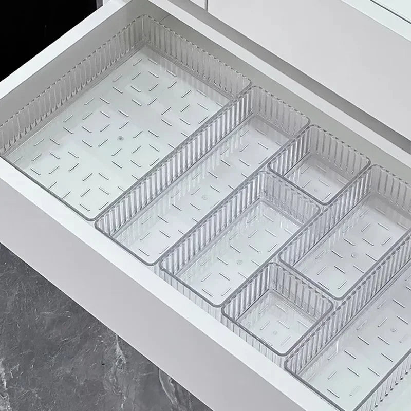 Clear Drawer Organizers for Kitchen, Bathroom & Desk
