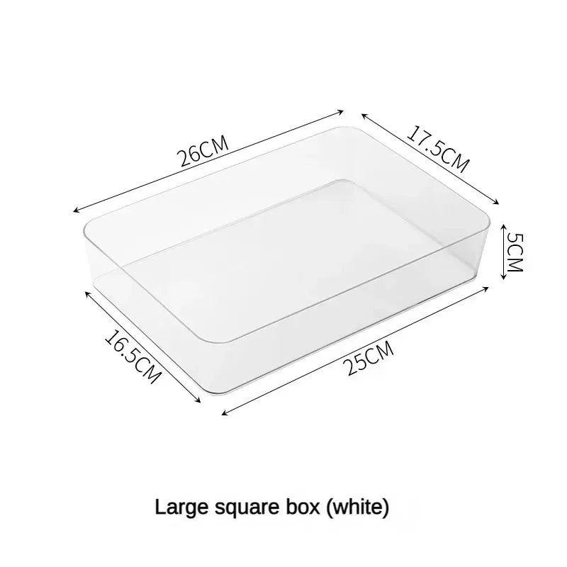 Clear Drawer Organizers for Kitchen, Bathroom & Desk