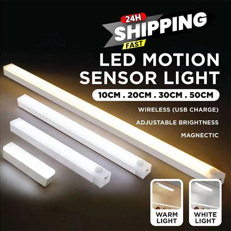 Rechargeable Motion-Sensor LED Cabinet Light